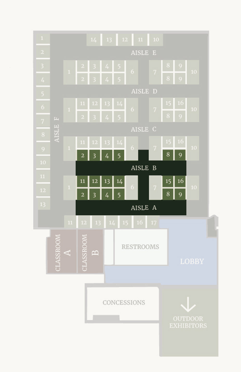 Premium Entry Row Single Booth 10'x10'